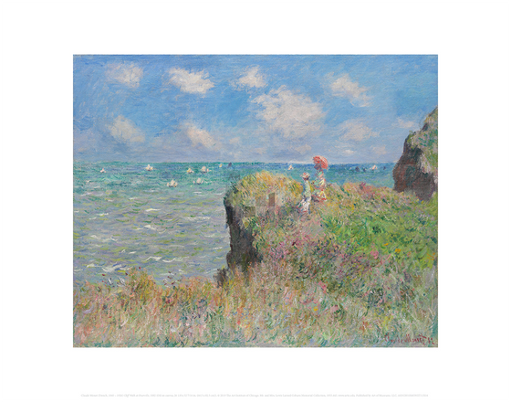 Cliff Walk at Pourville, Claude Monet