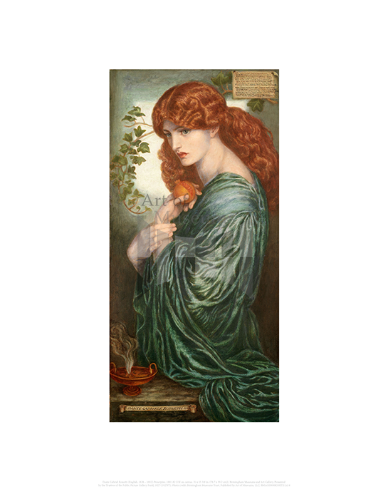 Proserpine, Dante Gabriel Rossetti