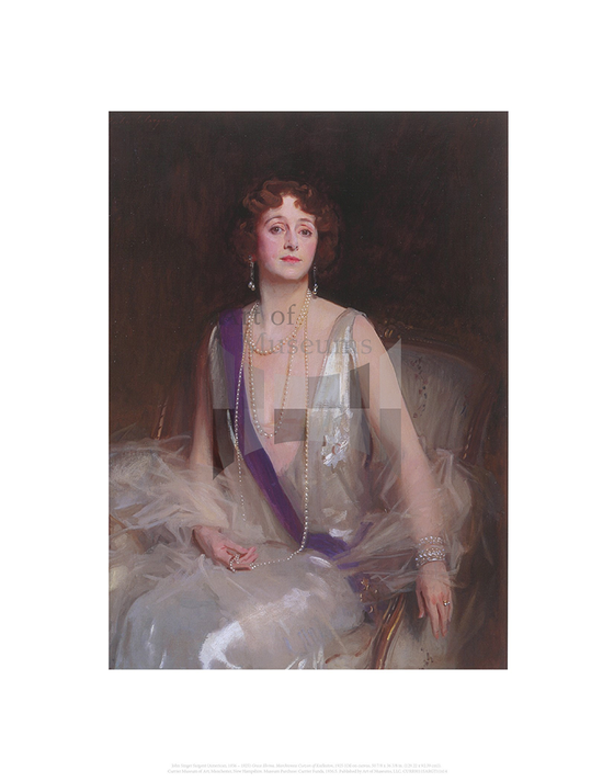 Grace Elvina, Marchioness Curzon of Kedleston, John Singer Sargent 