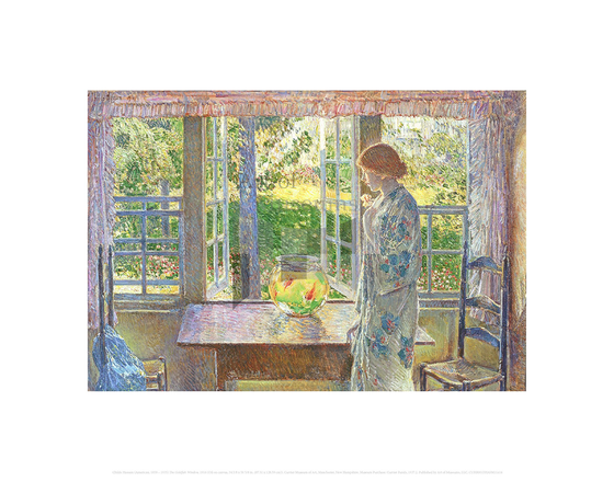 The Goldfish Window, Childe Hassam