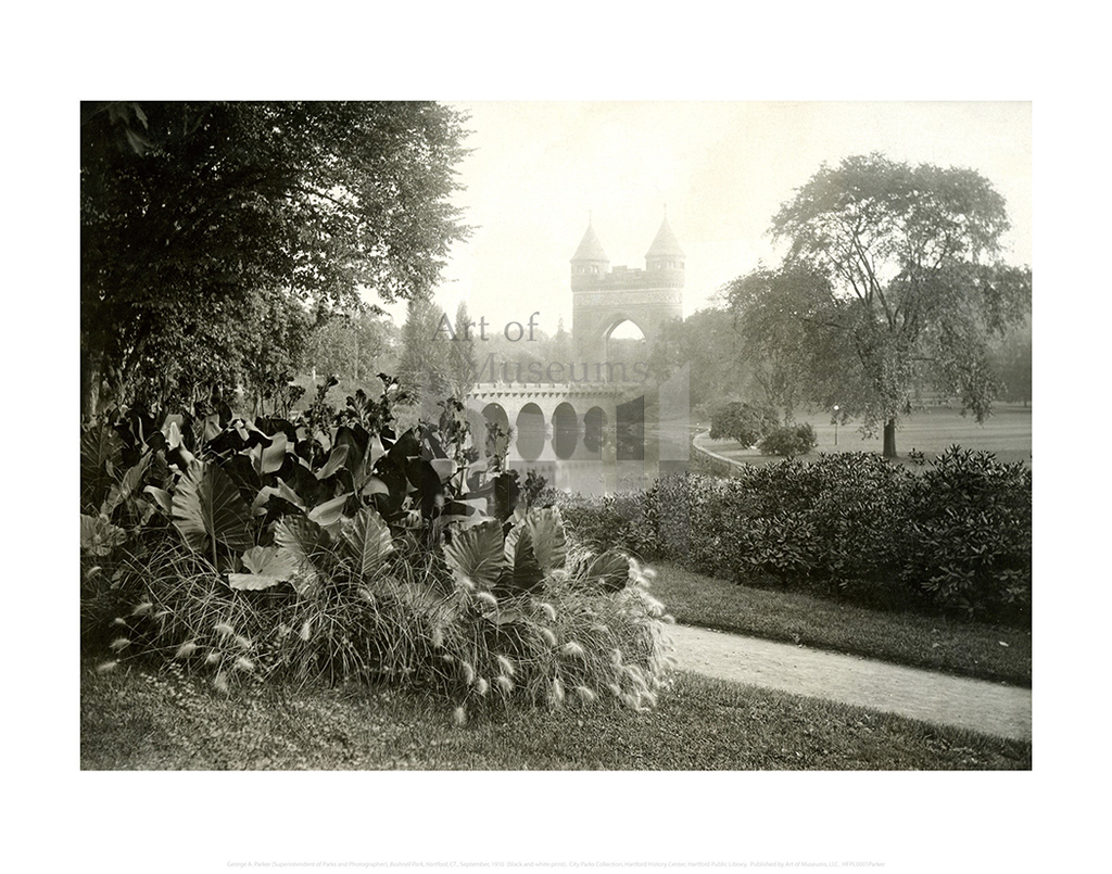 Bushnell Park, Hartford, CT., George A. Parker