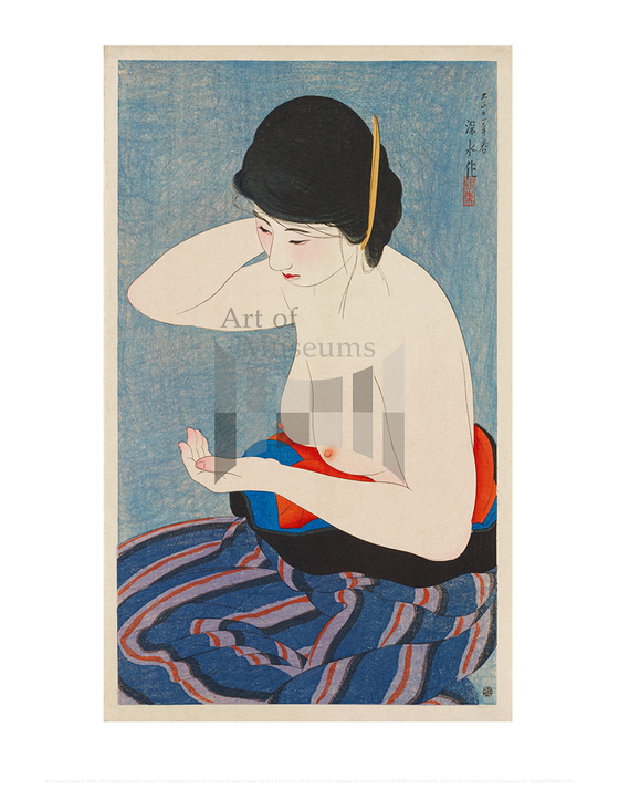 Applying Powder, Ito Shinsui 