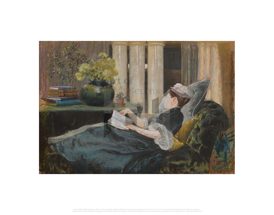 Louise Tiffany, Reading, Louis Comfort Tiffany